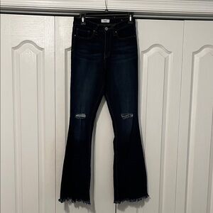 YMI Dark Blue Flare Jeans